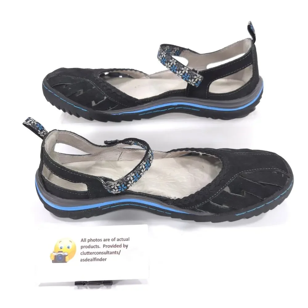 Jambu Apple Blossom Casual Mary Jane Shoe Womens Size 9.5 WJ18APP01 Black
